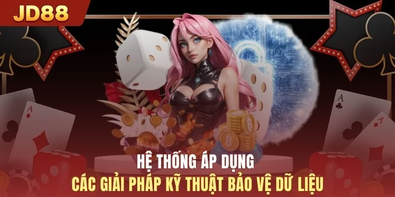 Hệ thống áp dụng các giải pháp kỹ thuật bảo vệ dữ liệu