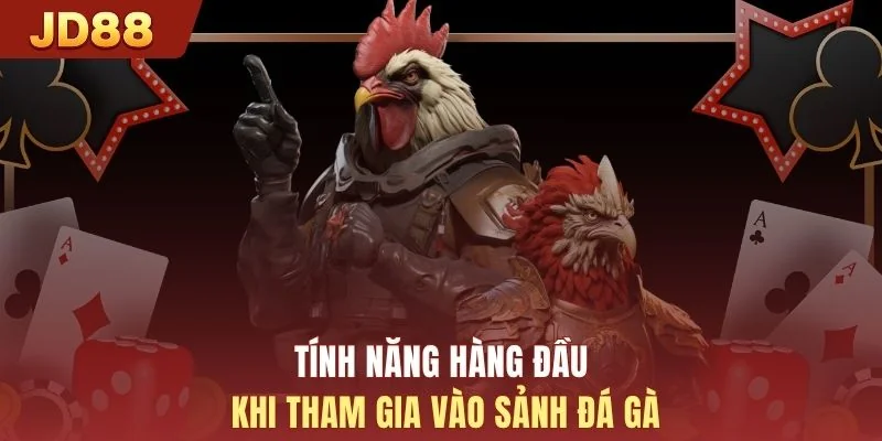 Tính năng hàng đầu khi tham gia vào sảnh đá gà